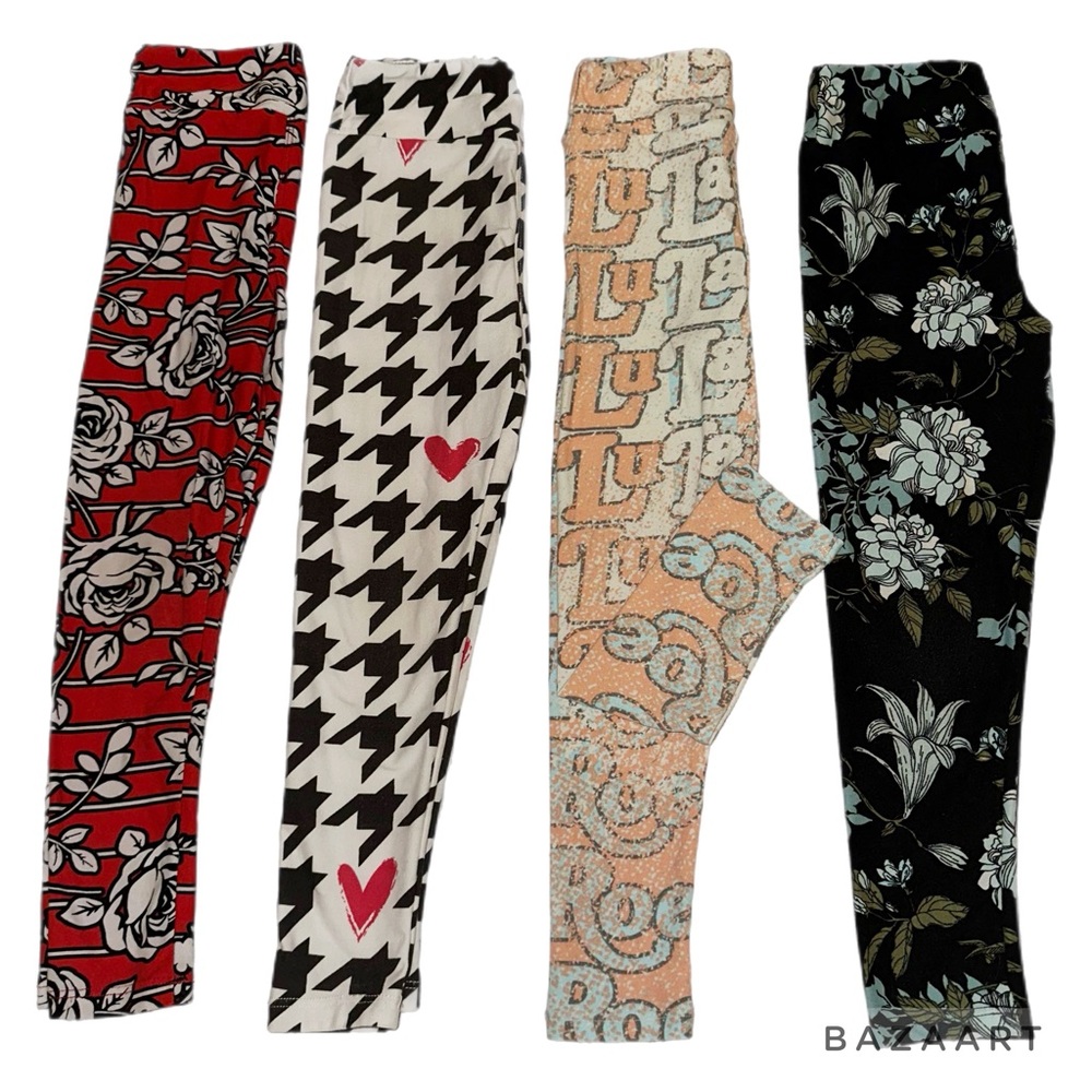 4 pack of kids s/m leggings
